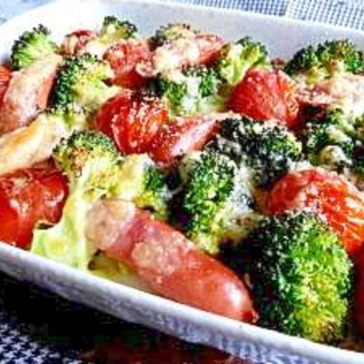 簡単 焼きブロッコリー トマトのチーズグリル レシピ 作り方 By Kouaya2319 楽天レシピ